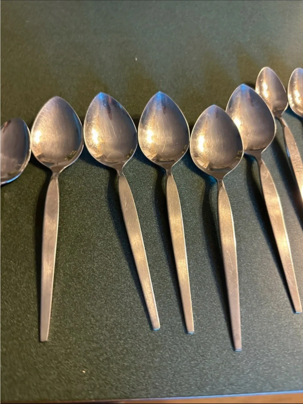 Stainless Steel Flatware Knife and Spoon Set - Silver, bundle of 37 pieces